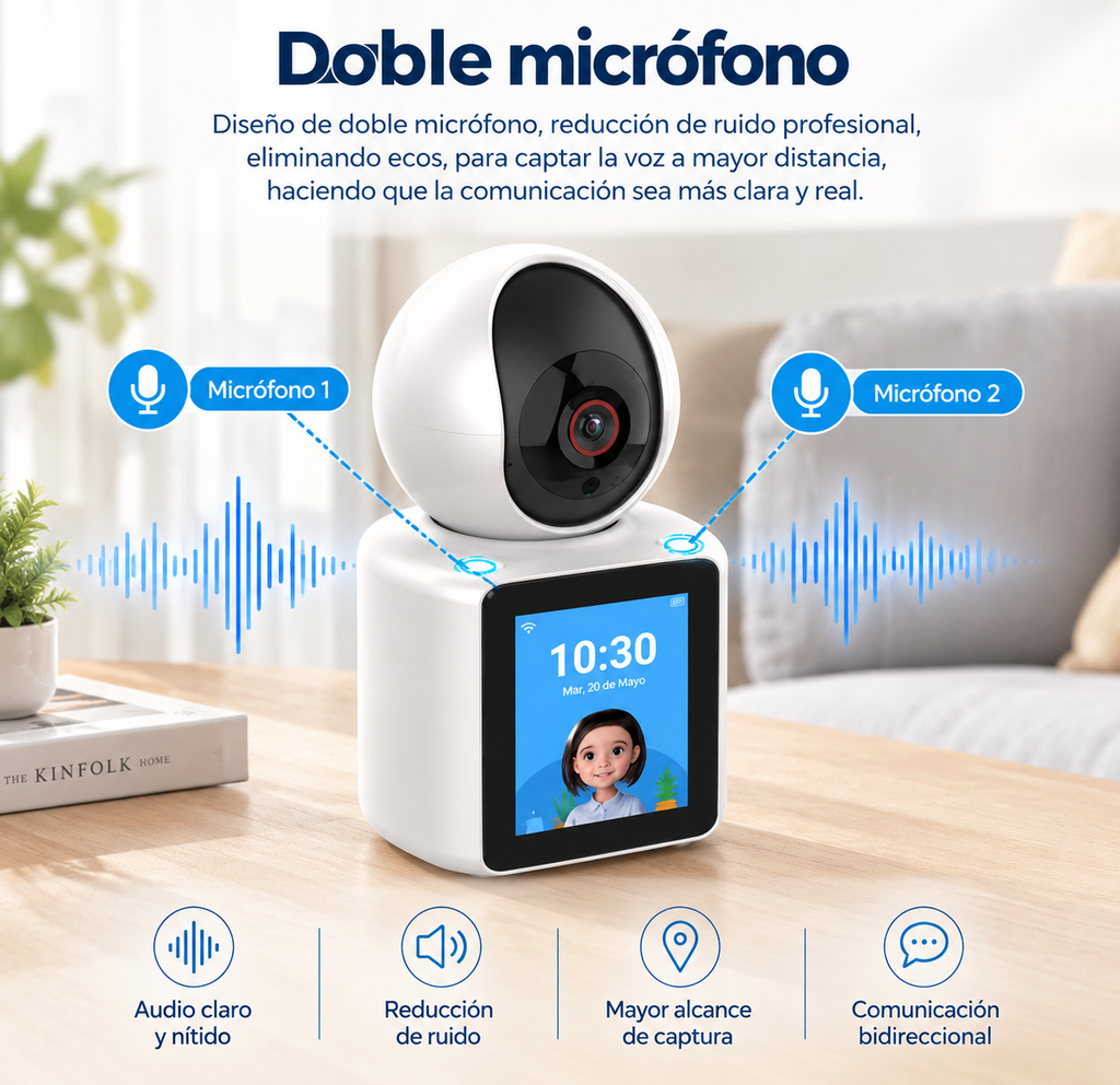 Cámara WiFi SeenCam™ 1080P Full HD - Interior/Exterior