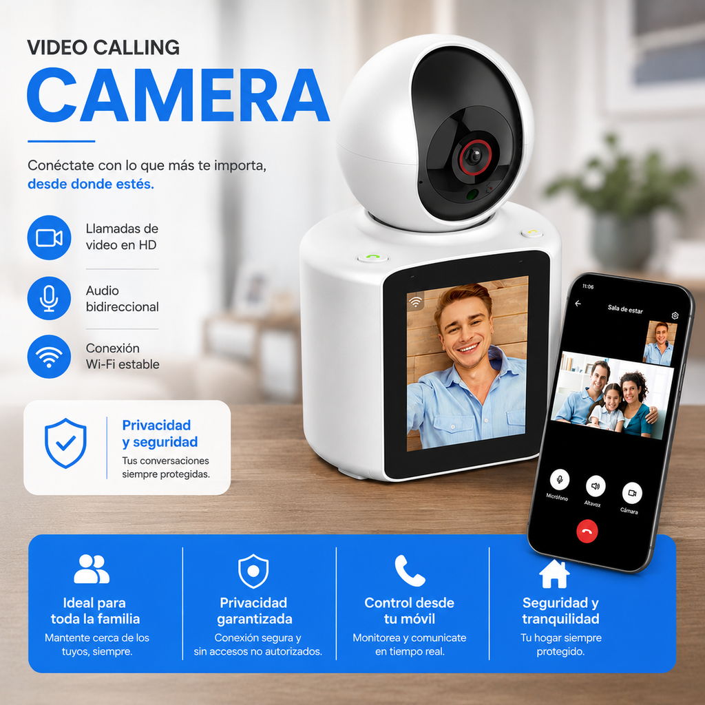 Cámara WiFi SeenCam™ 1080P Full HD - Interior/Exterior