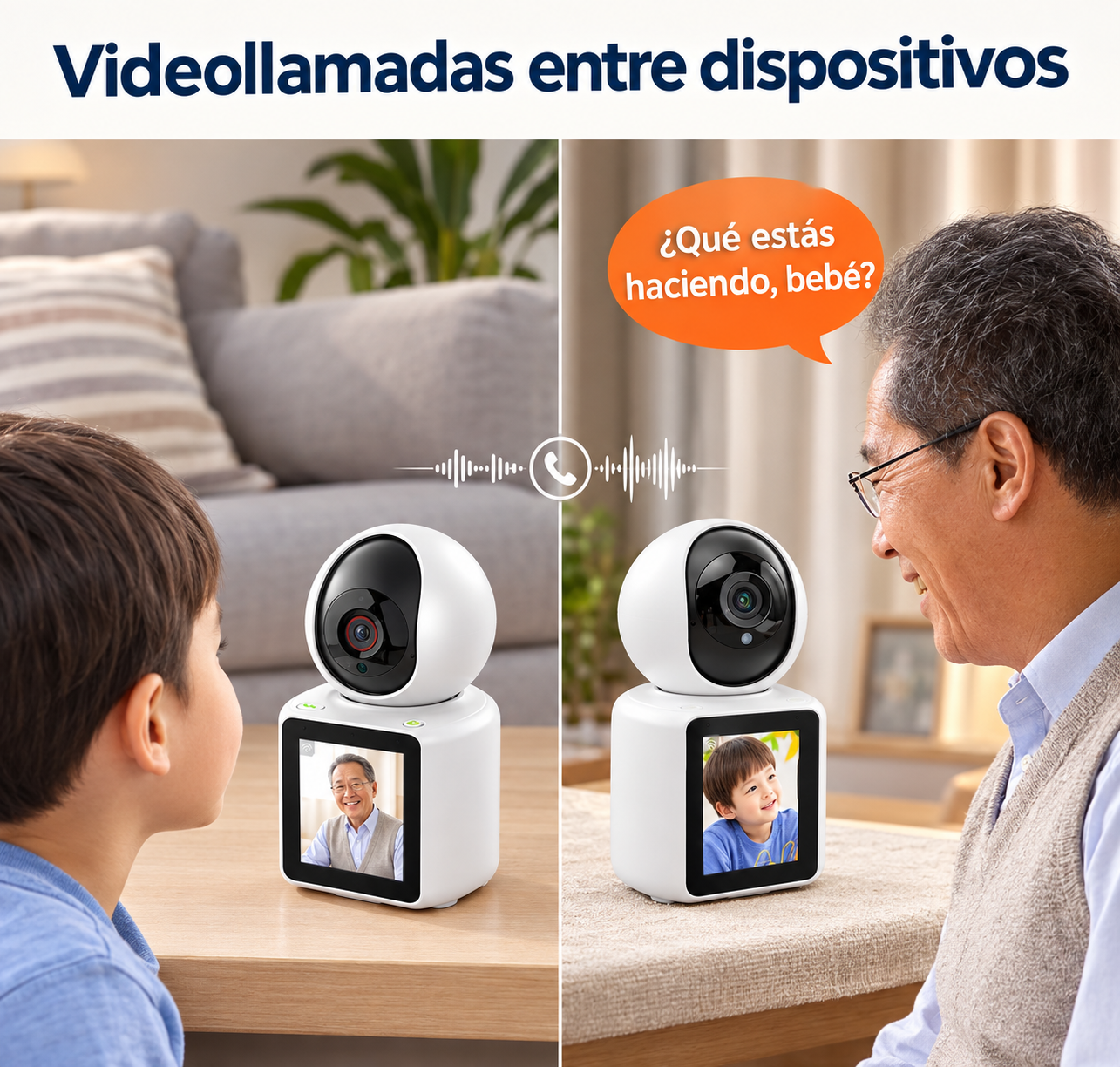 Cámara WiFi SeenCam™ 1080P Full HD - Interior/Exterior