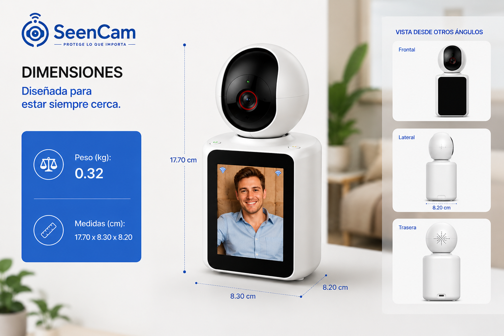 Cámara WiFi SeenCam™ 1080P Full HD - Interior/Exterior