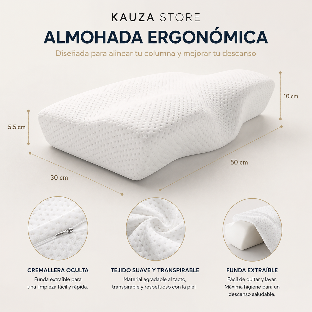 RestCore™ Almohada cervical