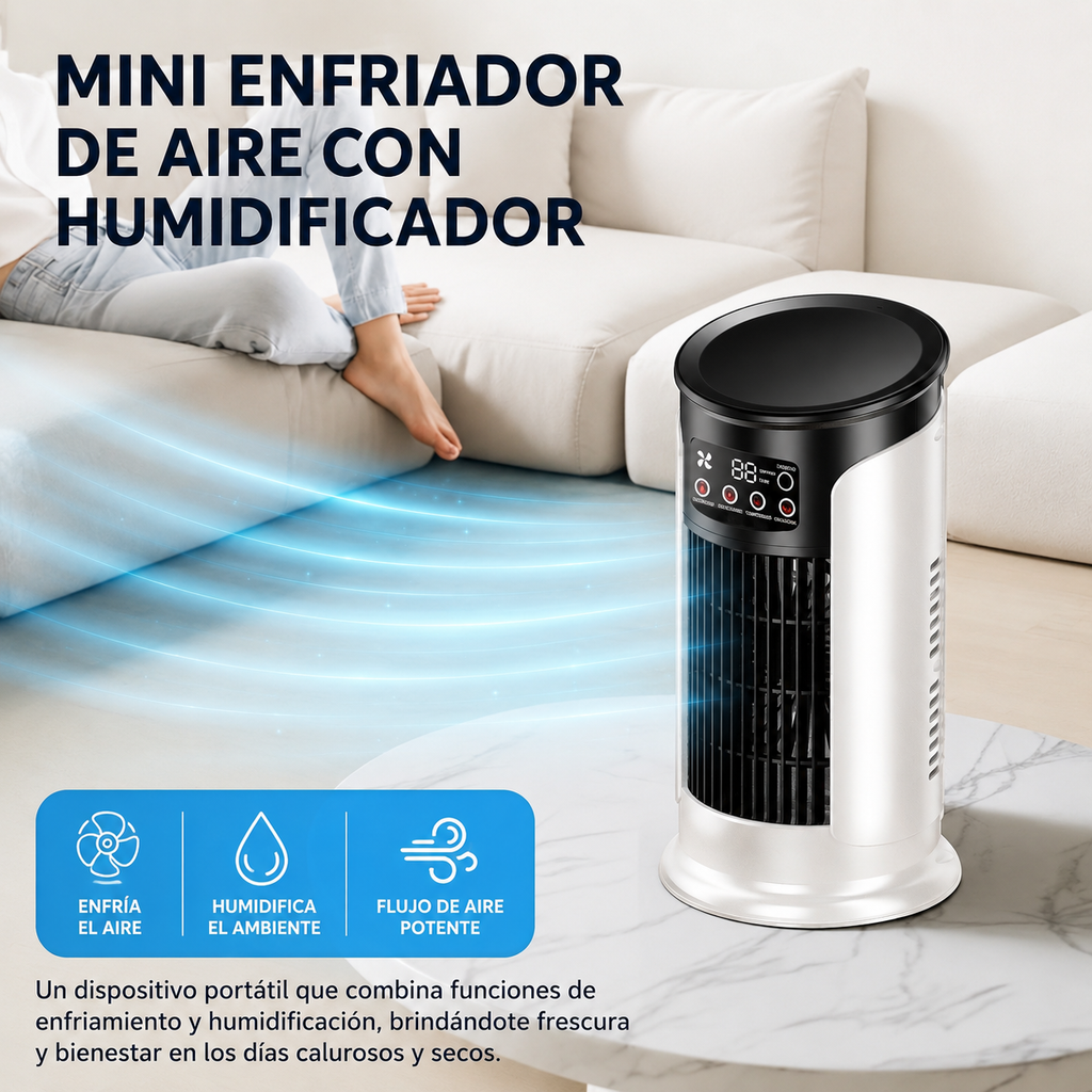 Enfriador de Aire Portátil USB