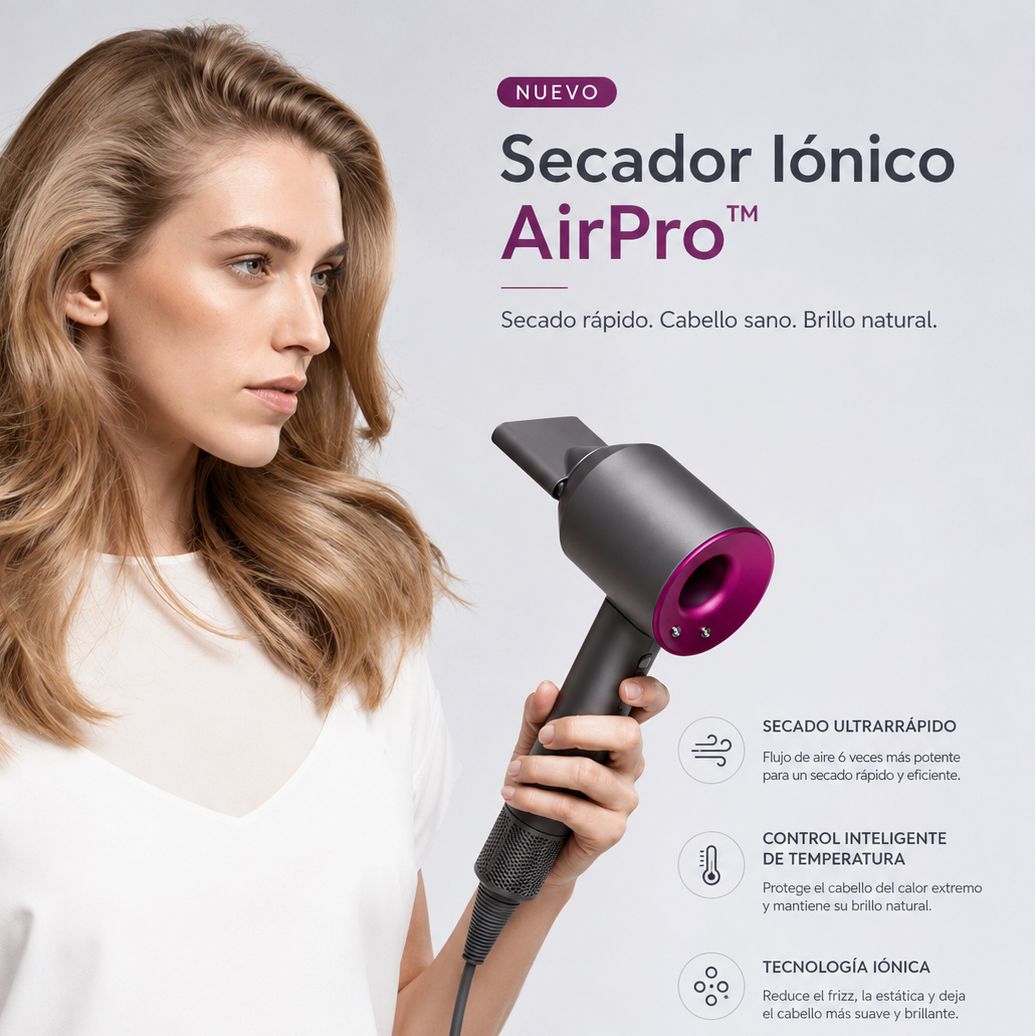 KAUZA AirPro™ – Secador Iónico de Alta Velocidad ⭐⭐⭐⭐⭐