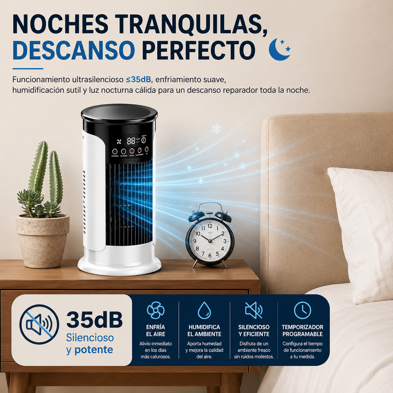 Enfriador de Aire Portátil USB