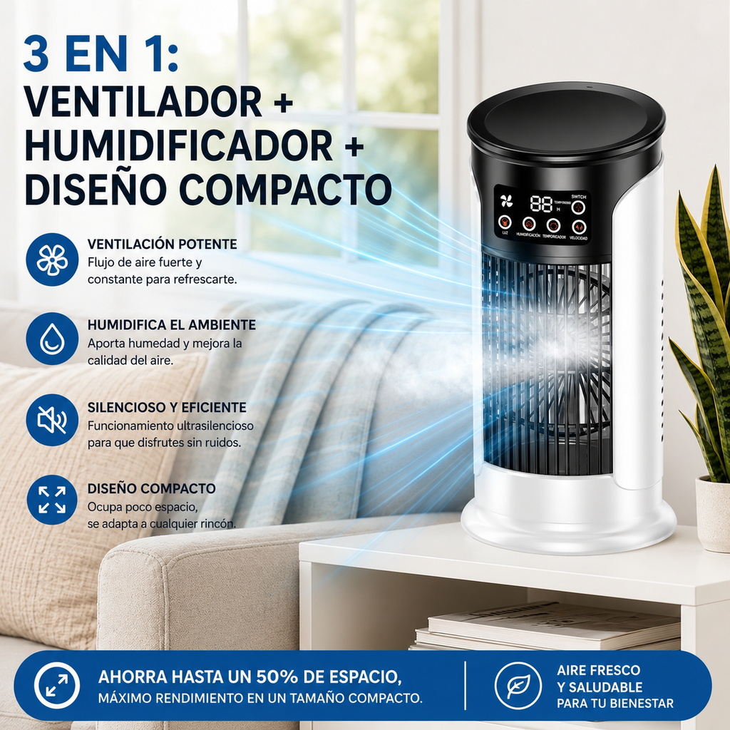 Enfriador de Aire Portátil USB