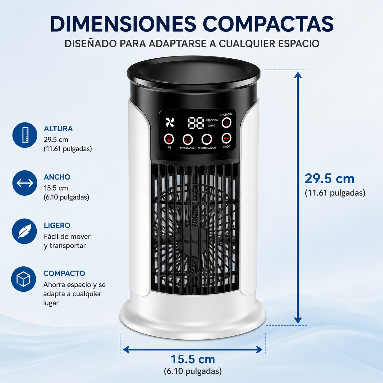 Enfriador de Aire Portátil USB